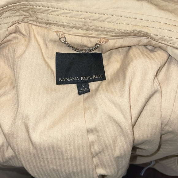 Banana Republic Water Resistant Trench Size Small - Picture 3 of 7